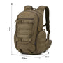 Sac à dos militaire assaut 28L 600D olive vert avec molle et plusieurs compartiments