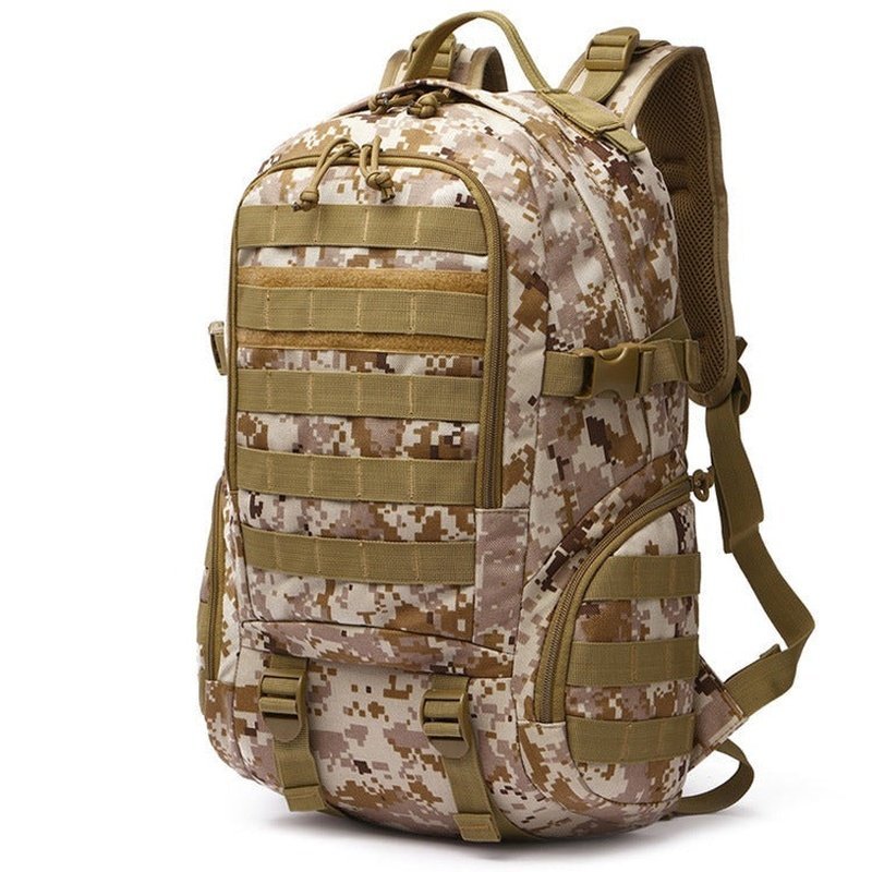 Sac à dos militaire de randonnée avec camouflage numérique désert pour tactiques et aventure