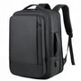 Sac à dos moderne pc 16 pouces Rigel noir étanche avec port USB et multiples compartiments