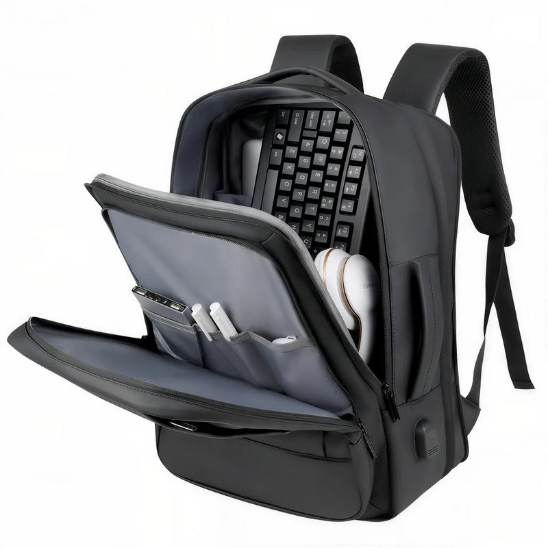 Sac à dos moderne PC 16 pouces Rigel avec plusieurs compartiments pour électroniques