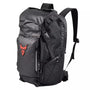 Sac à dos moto homme noir avec logo en forme de corne rouge