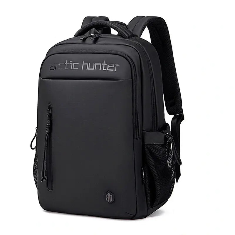 Sac à dos multifonction pour ordinateur noir Arctic Hunter avec plusieurs compartiments
