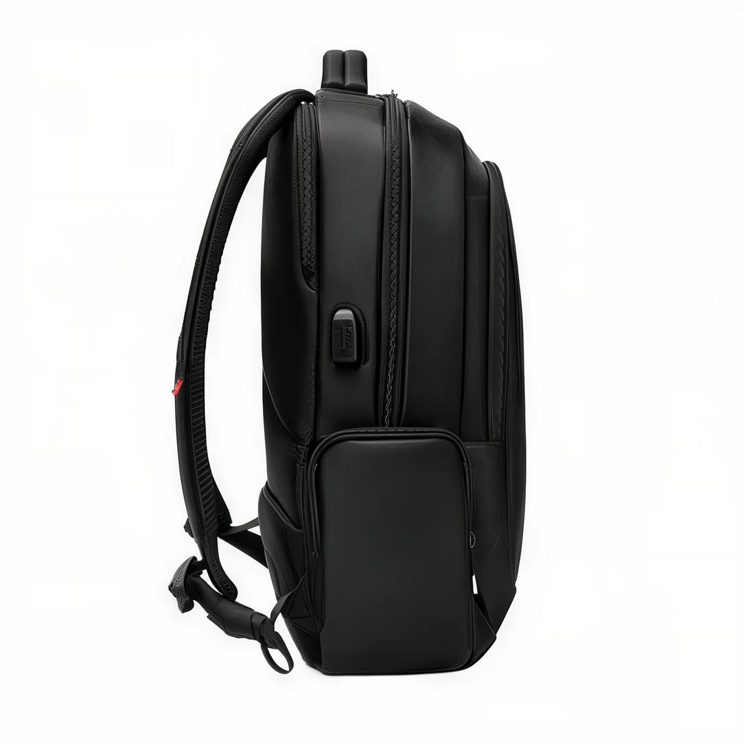 Sac à dos ordinateur noir 16 pouces Eclipse avec port de chargement USB intégré