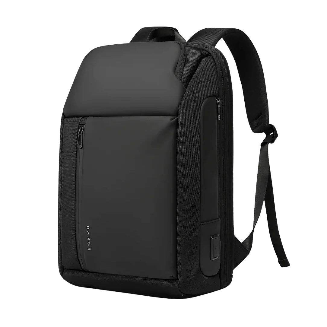 Sac à dos ordinateur 17 pouces Orion noir étanche avec compartiments zippés et port USB