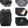 Sac à dos ordinateur de voyage 22L K10 noir avec compartiments pour électronique et vêtements