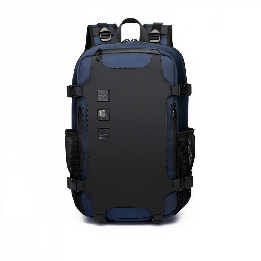 Sac à dos ordinateur homme de 16 pouces Aquila, bleu foncé noir, avec compartiments