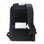 Sac à dos ordinateur Nebula 16 noir avec poche secrète pour tablette blanche
