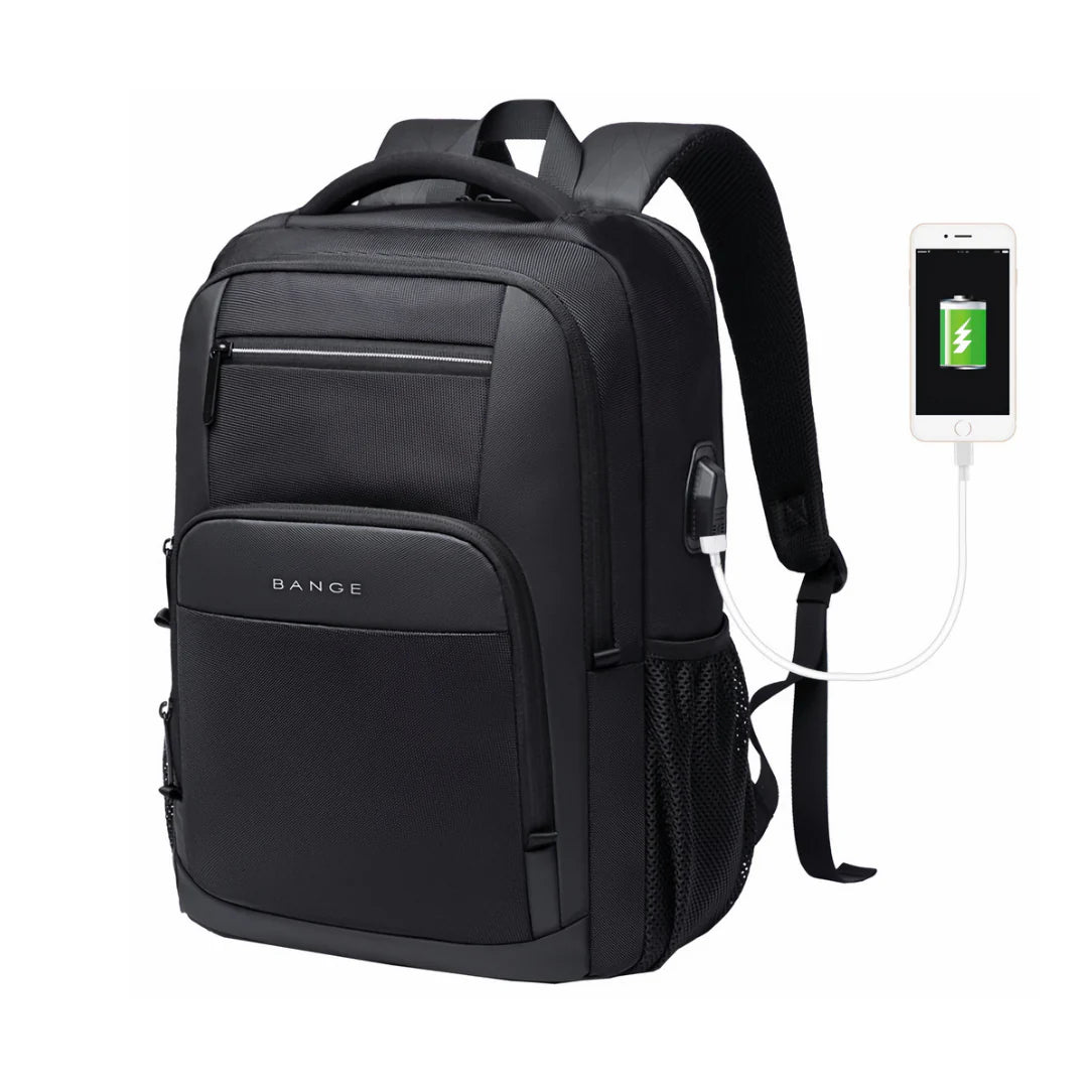 Sac à dos ordinateur pour homme avec port de chargement USB intégré