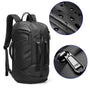 Sac à dos ordinateur professionnel noir, étanche et durable avec fermetures YKK