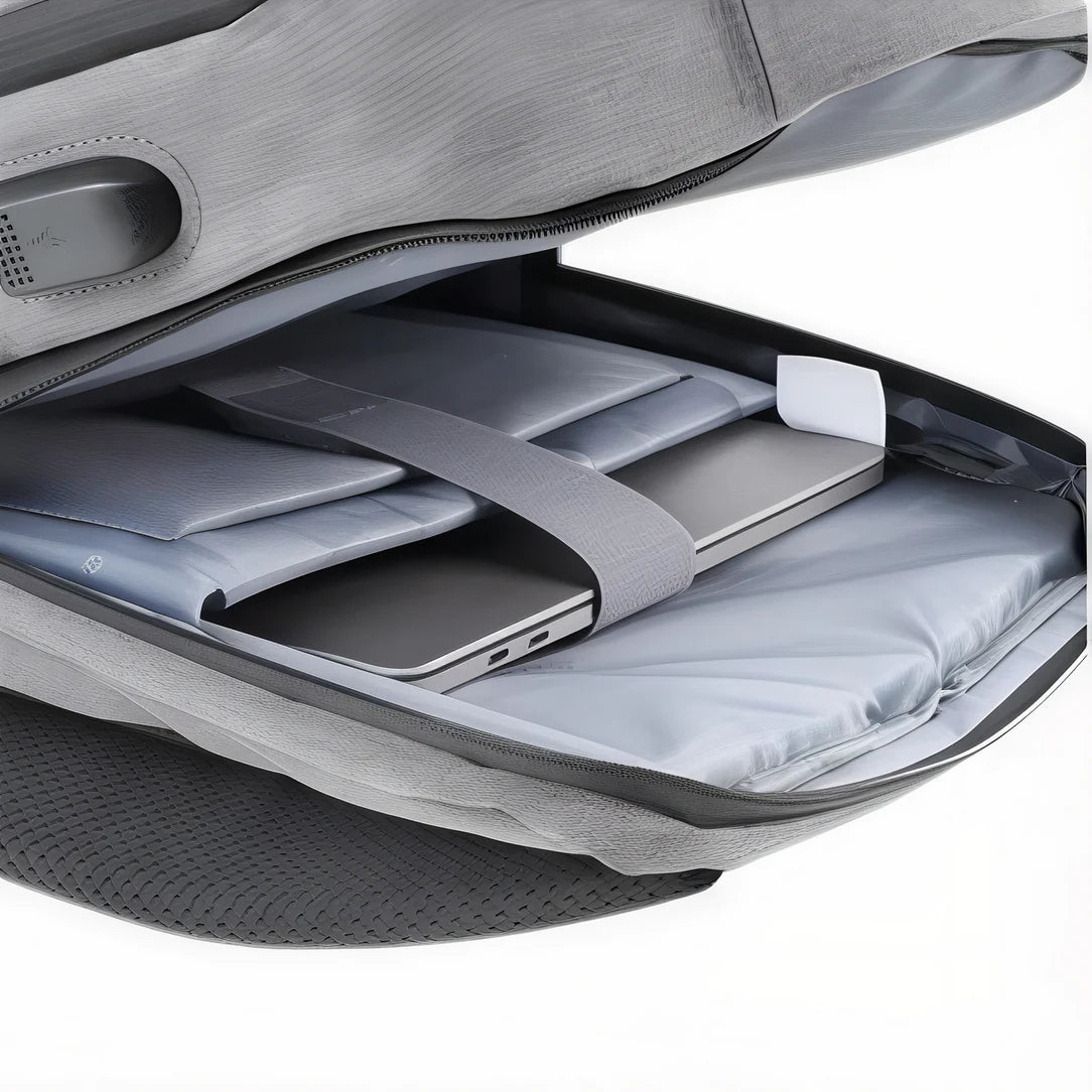 Sac à dos PC portable 17 pouces Urban Nova ouvert avec compartiments rembourrés