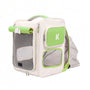 Sac à dos pour chat portable ventilé avec fenêtre en mesh et tunnel rétractable
