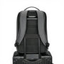 Sac à dos Kings KM7 noir avec dos maillé et bretelles rembourrées sur valise assortie