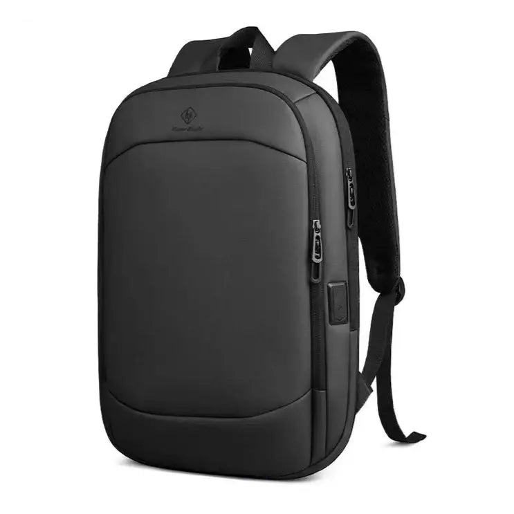 Sac à dos pour ordinateur 17 pouces BackGuard noir avec compartiments zippés et port USB