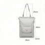 Sac à dos pour PC 15,6 pouces léger avec sac convertible gris clair et poche frontale