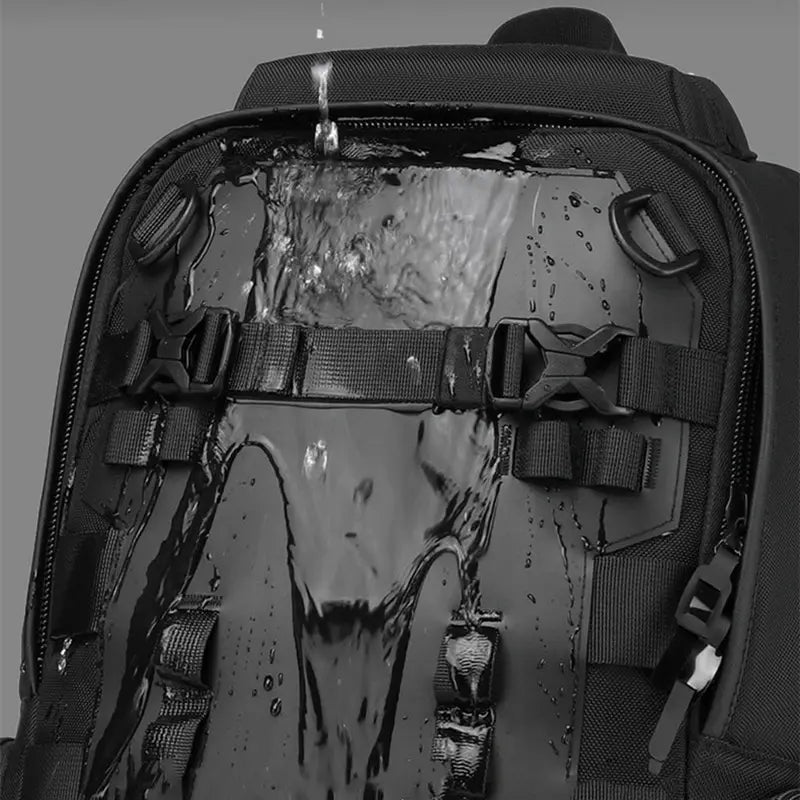 Sac à dos pratique imperméable avec panneau transparent pour une organisation facile