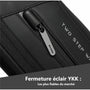 Sac à dos professionnel antivol Sentinel noir avec fermeture éclair et tirette métallique
