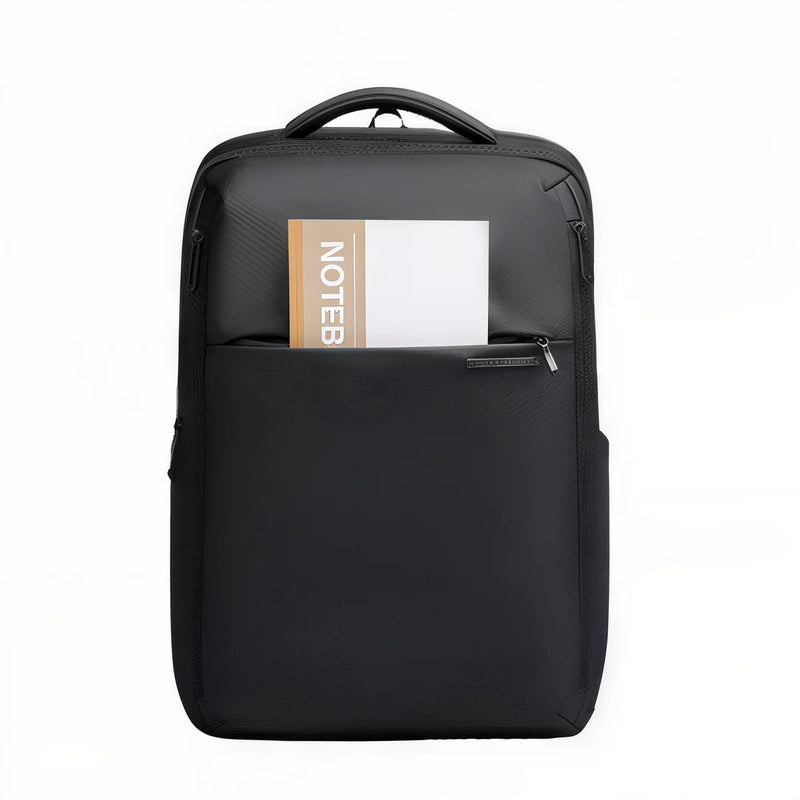 Sac à dos professionnel de travail PC 15.6 pouces WorkFlow noir avec poche frontale organisée