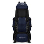 Sac à dos randonnée homme 90l navy blue avec bretelles pour trekking et outdoor
