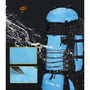 Sac à dos randonnée homme 90l imperméable et durable bleu et noir