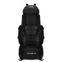 Sac à dos randonnée homme 90l noir avec sangles de compression pour l’aventure