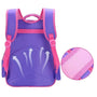 Sac à dos reine des neiges maternelle violet et rose avec dos respirant et bretelles ajustables