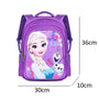 Sac à dos Reine des Neiges pour maternelle avec Elsa et Olaf, 30x36x10cm
