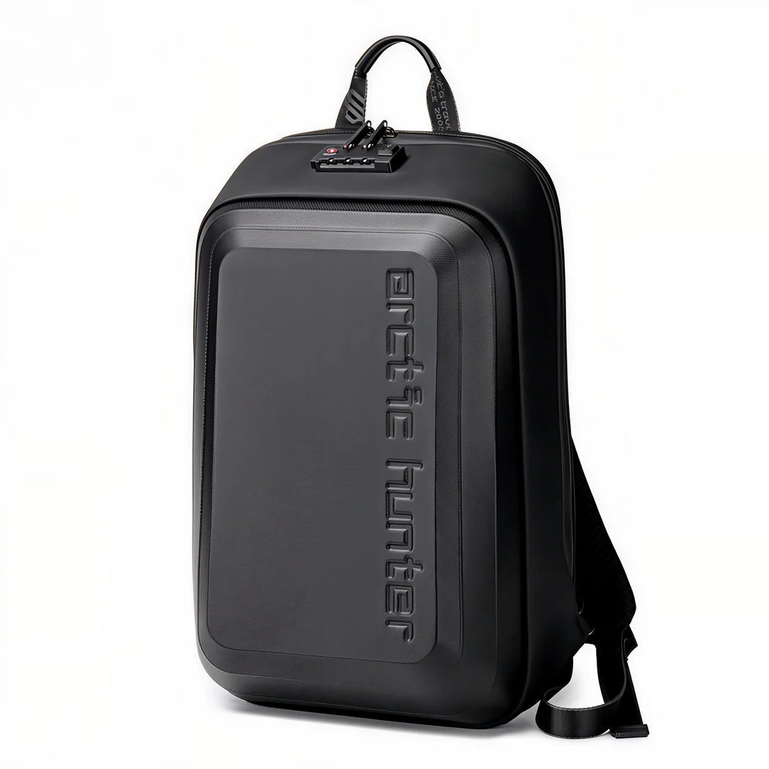 Sac à dos rigide antivol noir en coque dure pour homme et femme Artic Hunter