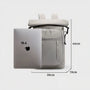 Sac à dos roll top de ville 21L BG Tech X argenté 15,6 pouces