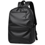Sac à dos scolaire casual noir étanche avec plusieurs compartiments zippés