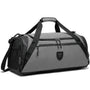 Sac à dos sport 40l gris et noir avec compartiments zippés et poignées de transport