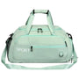 Sac à dos sport femme vert clair avec bandoulière et multiples poches zippées