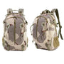 Sac à dos style militaire camouflage avec plusieurs compartiments et bretelles ajustables