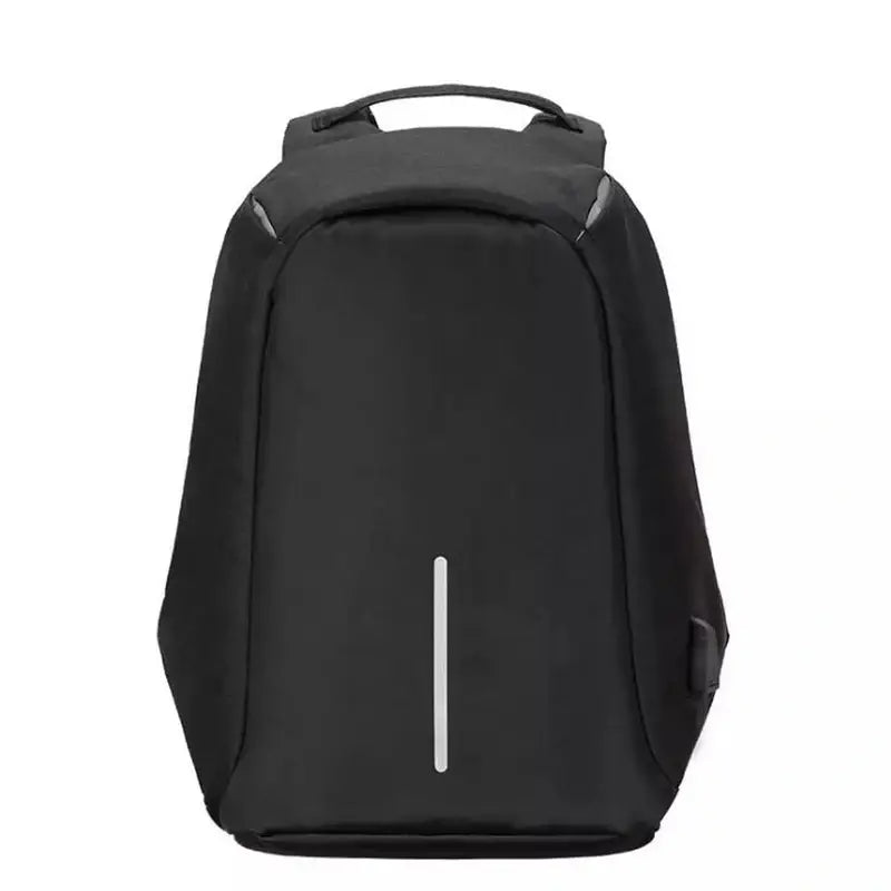Sac à dos ultra-minimaliste pour PC 15 pouces avec bande réfléchissante et port USB