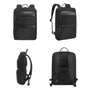 Sac à dos NeoFlat X noir ultra plat extensible 17 pouces avec plusieurs compartiments