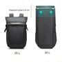 Sac à dos vélo urbain imperméable Ryden I noir avec capacité extensible 25L à 30L
