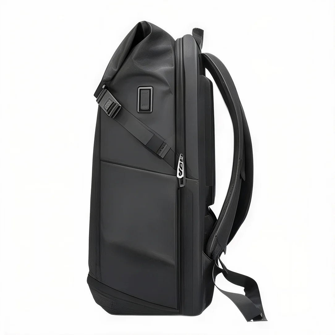 Sac à dos vélo urbain imperméable Ryden I avec port USB et bretelles ajustables