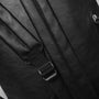 Sac à dos ville homme cuir en faux cuir noir avec bandoulière ajustable et poche zippée