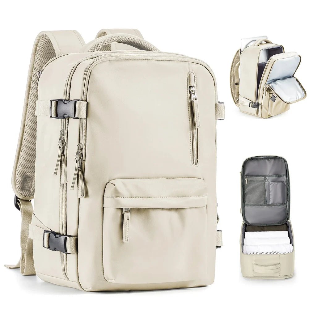 Sac à dos voyage femme léger et polyvalent avec multiples compartiments et organisation