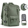 Sac à dos voyage femme vert olive multi compartiments pour femme