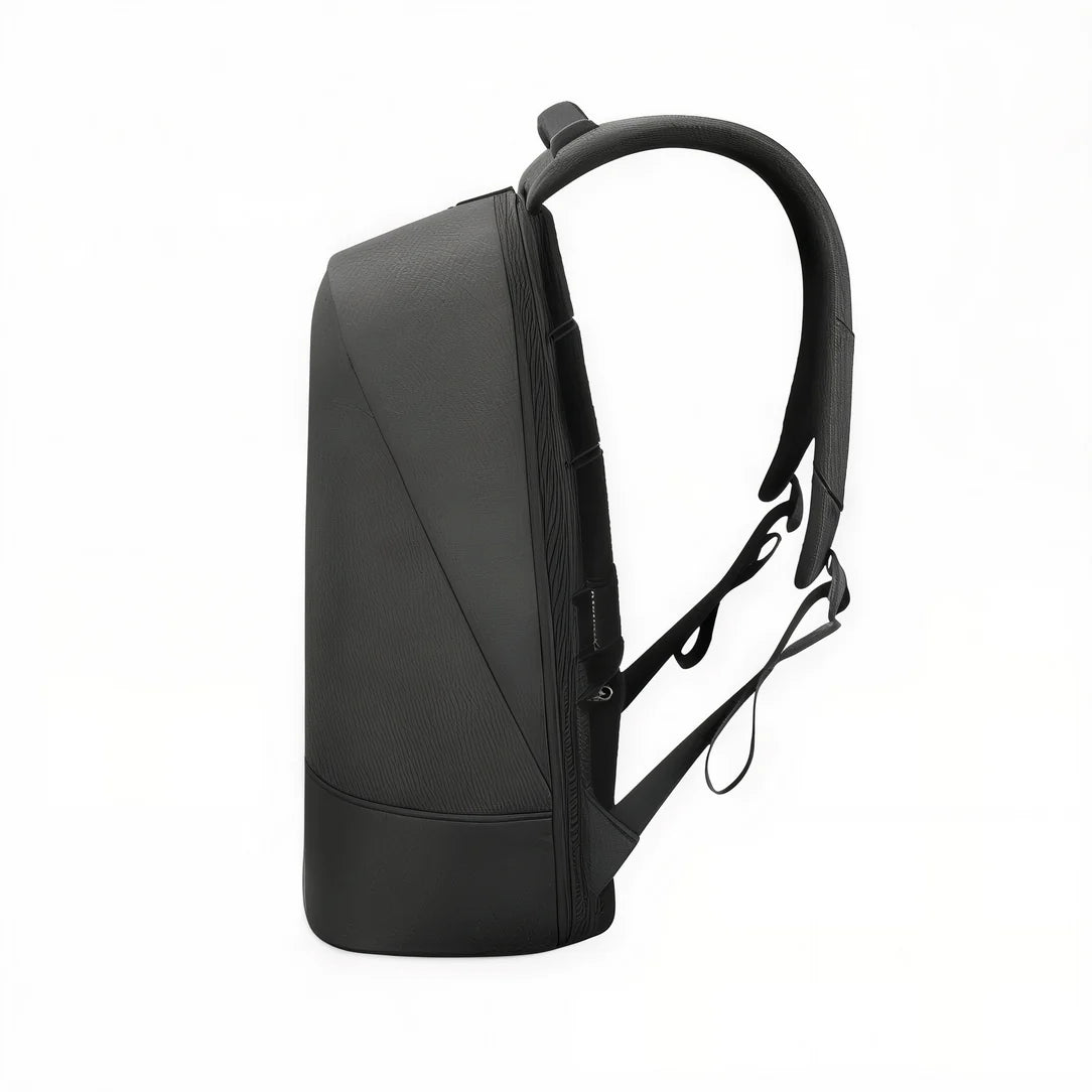 Sac de cours ordinateur Campus X avec sac à dos noir élégant et bretelles rembourrées