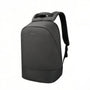 Sac de cours ordinateur Campus X avec sac à dos gris foncé minimaliste et bretelles rembourrées