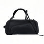 Sac de sport noir à bandoulière réglable et fermeture éclair